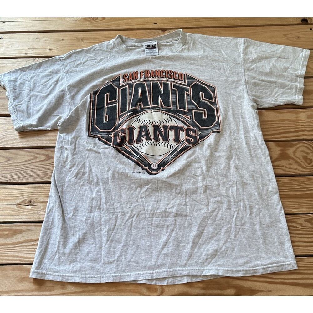 Vintage Tultex San Francisco Giants T Shirt Size XL Men’s Gray